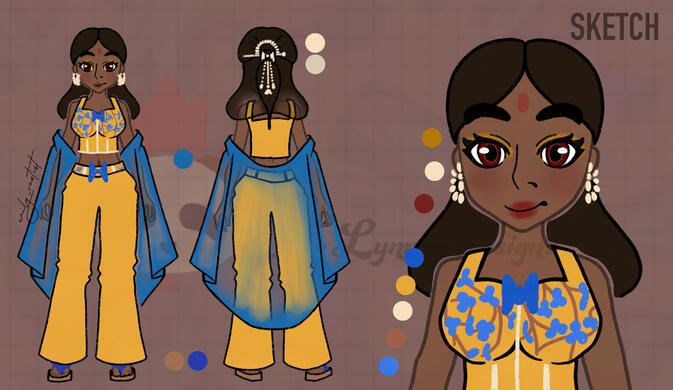 Sprita Meenka Outfit Design